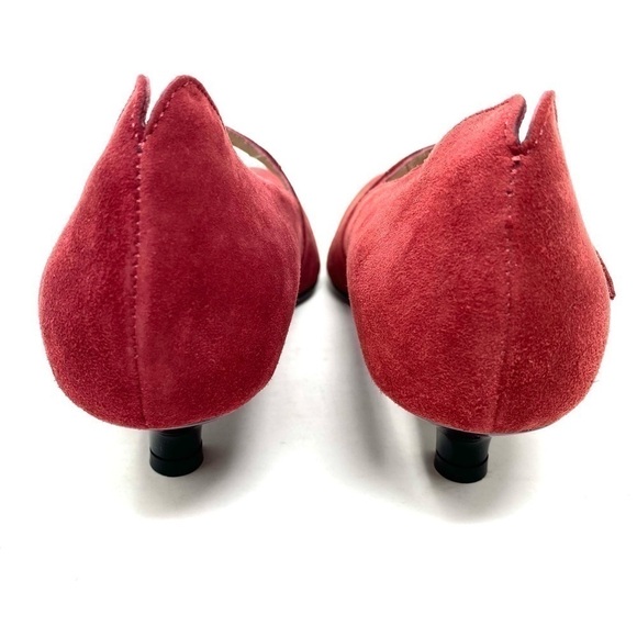 Beautifeel Lilou Merlot Red Suede pumps - Picture 4 of 7
